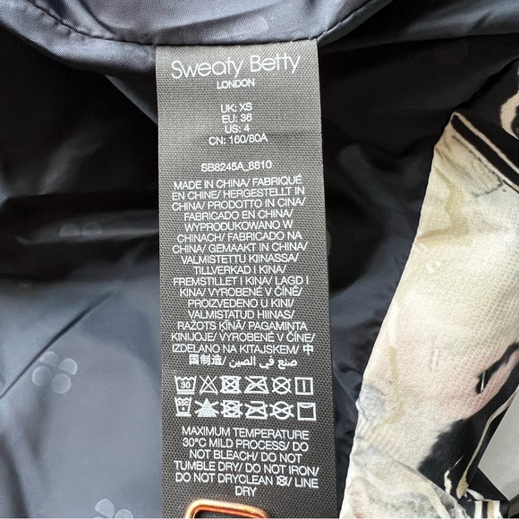 NEW NWT Sweaty Betty Matterhorn Parka Puffy Down Feather Ski Jacket Size XS - Picture 13 of 16